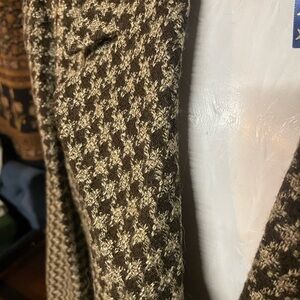 Vintage 90s Kasper For ASL Houndstooth Pattern Blazer